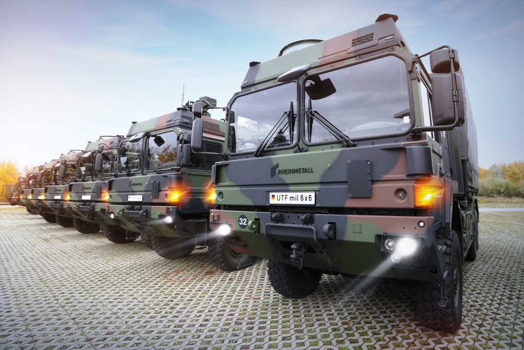Record order for Rheinmetall: Bundeswehr orders up to 6,500 military trucks – valued at up to 3.5 billion euros